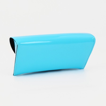 A case for glasses on the button, the color is blue-1