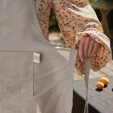 Apron Ethel Kitchen 60x70 cm, central-gray, 100% hl, sarzha 250 g/m2-3