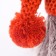 Soft toy "Basik" in a knitted hat and scarf, 22 cm