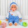 Pups toy, speaking, with a nipple, 4 sounds, color mix