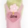 Kombinson "Love", size L (DS 35 cm, OG 45 cm, Osh 35 cm), green/pink
