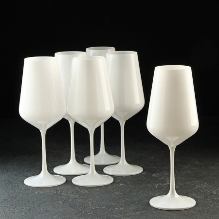 Set of glasses for the wine "Sandra", 450 ml, 6 pcs, white color
