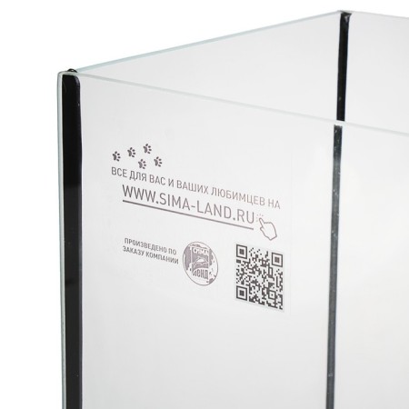 Aquarium rectangular "Atall" without a lid, 40 liters, 55 x 21 x 35 cm-1