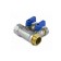 Aquasfera collector 7016-05, 1 "x16 mm, 3 outings, compression with ball valves, 35 mm
