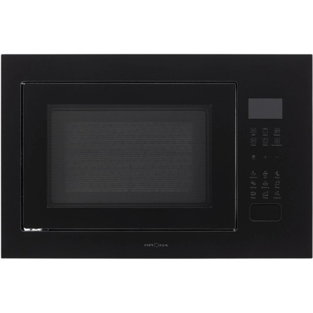 Built -in microwave oven Krona Rein 60 BL, 900 W, 25 l, 8 modes, grill, black