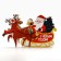 Organizer for bottles "Santa Claus in a sleigh"