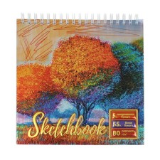 Calligrata sketchbook, 170 x 170 mm, 55 sheets, solid cover, 