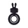 Erective ring on the penis Jos Bad Bunny, silicone, black, 9 cm