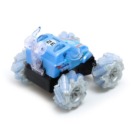 Radio-controlled car-controlled “Tricky” car, works on batteries, light, blue color-2