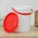 A bucket with a sealed lid plastos, 12 l, color mix