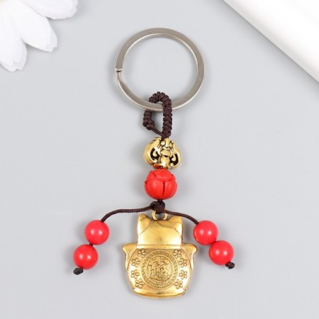 Suspension "Maneci-Neko" under gold 9x3x0.8 cm-2