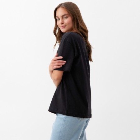 Women's T -shirt KAFTAN: BASIC Line col. Black, rr 44-46-4