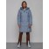 Coat insulated winter female, size 46, blue color