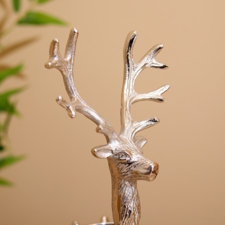 Summary for 3 candles "horns" aluminum 42x42x30 cm-5