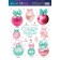 Interior stickers "New Year's balls", 21 x 29.7 cm, New Year