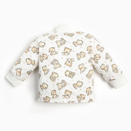 Nursery blouse, beige color/cubs, height 74 cm-3