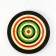 Darts "Euro", D-43 cm, thickness 3 cm, 3 darts, dart 13.5 x 2.5 cm