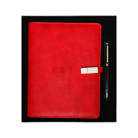 Organizer on the rings, PVC, A5.140 liters, cage, with a pen, gifts. Box, flash drive, exercise, mix-1