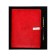 Organizer on the rings, PVC, A5.140 liters, cage, with a pen, gifts. Box, flash drive, exercise, mix