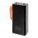 External battery YM-653, 30,000 mAh, 66 W, 4USB, 3TYPE-C, lantern, fast charging, black