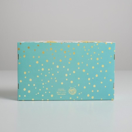 Box for eclairs, confectionery packaging, 5 inserts, “for you”, 25.2 x 15 x 7 cm-3