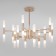 Ceiling light Bogate’s Bastone 350, G4, 24x3W, 600x600x500 mm, color gold