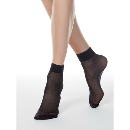 Women's socks CONTE ELEGANT TENSION 20, size 23-25, Nero color, 2 pairs