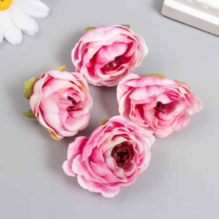 A bud on the leg for decoration "PION Pink" d = 4 cm-2