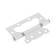 Bear loop 100x74x2 mm, polymer coating is white, 20 pcs