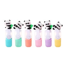 A set of markers of textbooks 6 pieces 6 colors, in the Panda zipper penalty