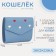 Wallet on the button, the color is blue