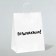 Gift package with jokes, craft "Congratulation!", White, 24 x 10.5 x 32 cm