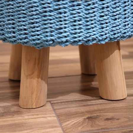 Wicker stool 40x40x50 cm-4
