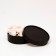 Box - tube 2 in 1, low with a deaf cover "Black", 21 x 7 - 18 x 6 cm