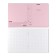 Notebook 96 sheets Erichkrause Coverpro Pastel "Classic", plastic cover, offset unit, whiteness 100%, pink