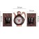 Wall -wall watches for the kitchen "Sangino", silent, 26.5 x 24 cm, black copper, aa