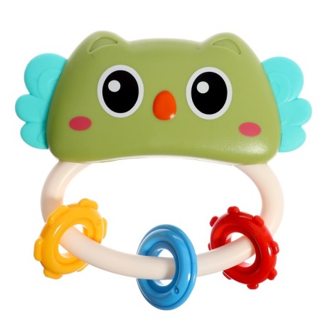 A set of rattles in a “owl” container 8 pieces in a set-2