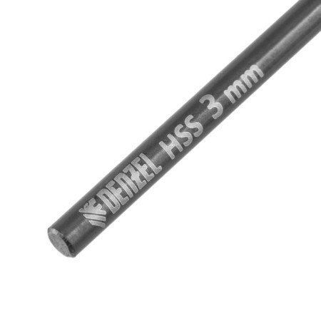 Denzel 717204, HSS-Tin, Golden Tip, 10 pieces, 3 mm-3