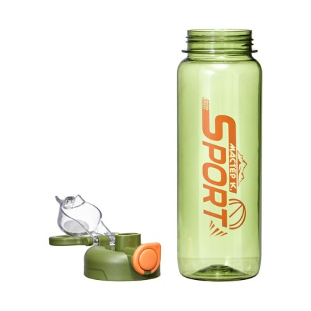 Water bottle, 800 ml, Sport, 800 ml, with a drinker, green-3