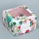 Capcake box, confectionery packaging double -sided, 4 cells “The most tender”, 16 x 16 x 10 cm
