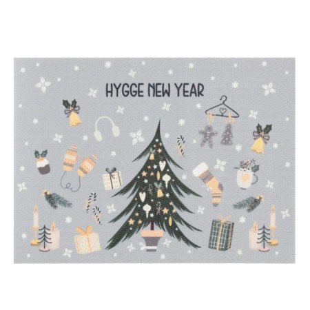 New Year's napkin on the Hygge New Year PVC, 40x29 cm-1