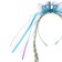 Carnival rim "crown" with pigtails