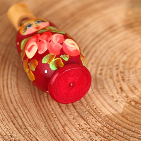 Whistle painted "nesting doll", 7.5 cm, wood, mix-2