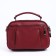 Cross-Bodi bag with zipper, burgundy color