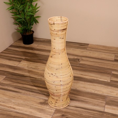 Floor vase 25x25x70 cm, rattan-4