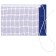 Table tennis grid Onlytop, 184x14 cm, with fasteners