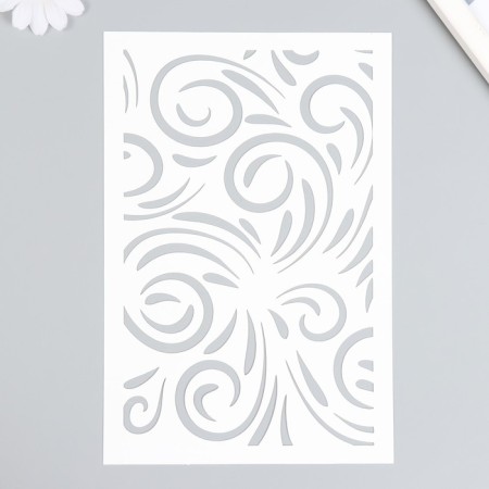 Plastic "pattern" 16x24 cm stencil