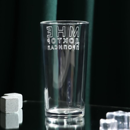 A glass "Doctor prescribed" 250 ml-1