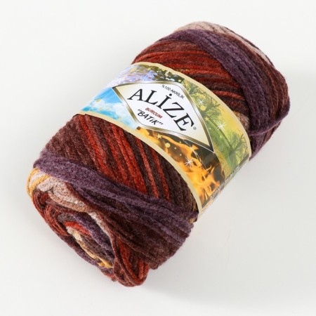 Yarn "Burcum Batik" 100% acrylic 210m/100g (3379)-1