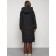 Coat insulated winter female, size 52, black color
